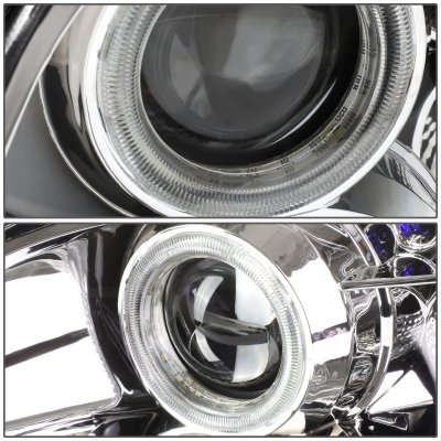 Lexus SC400 1992-1999 Clear Halo Projector Headlights with LED Daytime Running Lights