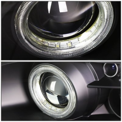 Lexus SC300 1992-1999 Black Halo Projector Headlights