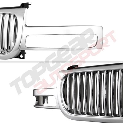 GMC Sierra 1999-2002 Chrome Vertical Grille