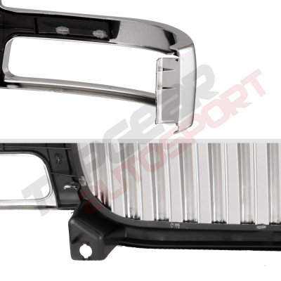 GMC Sierra 1999-2002 Chrome Vertical Grille