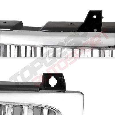 GMC Sierra 1999-2002 Chrome Vertical Grille