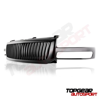 GMC Sierra 1500HD 2005-2006 Black Vertical Grille