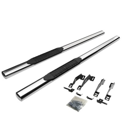 Chevy 1500 Pickup Extended Cab 1988-1998 Nerf Bars Stainless 4 Inches Oval