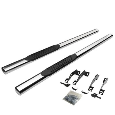 GMC Sierra 3500 Extended Cab 1988-1998 Nerf Bars Stainless 4 Inches Oval