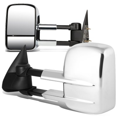 Chevy 1500 Pickup 1988-1998 Chrome Power Towing Mirrors