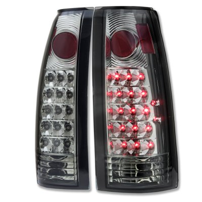 GMC Sierra 2500 1988-1998 LED Tail Lights Smoked Lenses
