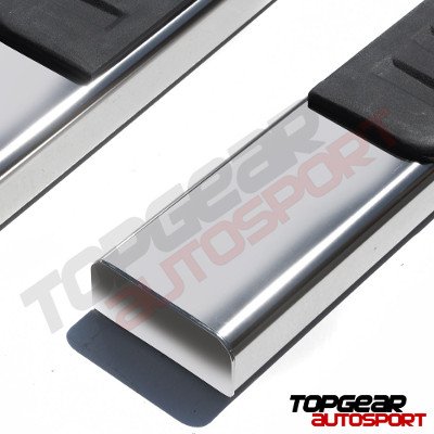 Ford F150 SuperCab 2004-2008 Running Boards Stainless 5 Inches