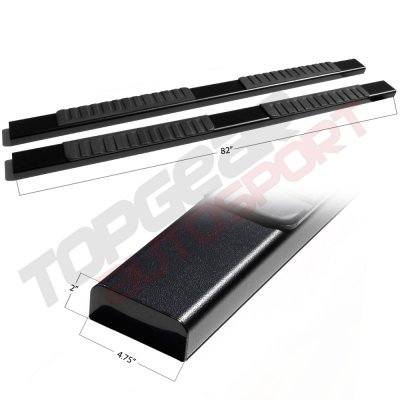 Ford F250 Super Duty Crew Cab 2008-2010 Running Boards Black 5 Inches