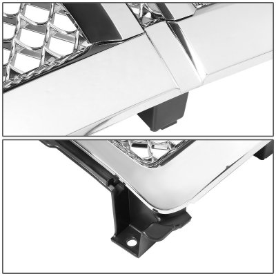 Chevy Silverado 1500 2014-2015 Chrome Front Grill