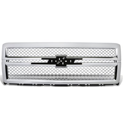 Chevy Silverado 1500 2014-2015 Chrome Front Grill