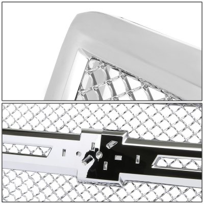 Chevy Silverado 1500 2014-2015 Chrome Front Grill