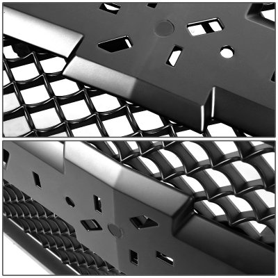 Chevy Silverado 1500 2014-2015 Black Front Grill
