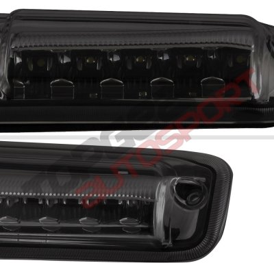 GMC Sierra 1500HD 2001-2006 Smoked Full LED Third Brake Light with Cargo Light