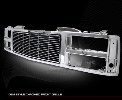 GMC Sierra 2500 1988-1993 Chrome Replacement Grille Shell