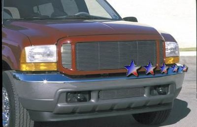 Ford F250 Super Duty 1999-2004 Polished Aluminum Billet Grille
