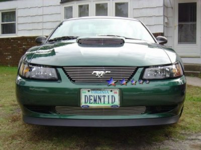 Ford Mustang 1999-2004 Polished Aluminum Billet Grille