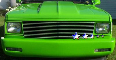 Chevy S10 1982-1990 Polished Aluminum Billet Grille