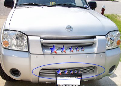 Nissan Frontier 2001-2004 Aluminum Lower Bumper Billet Grille