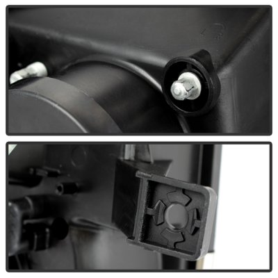 Ford F150 2009-2014 Black Projector Headlights DRL Tube