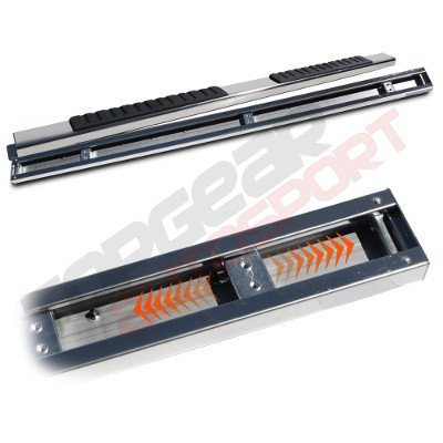 GMC Sierra 2500HD Crew Cab 2001-2006 Running Boards Stainless 6 Inches