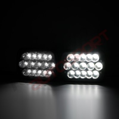 Chevy Monte Carlo 1978-1979 Black Full LED Seal Beam Headlight Conversion