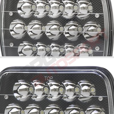 Chevy Citation 1980-1985 Black Full LED Seal Beam Headlight Conversion