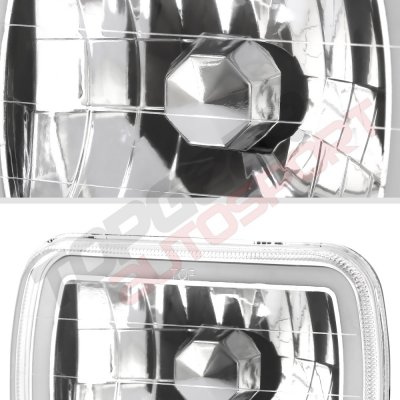GMC Truck 1982-1987 Red Halo Tube Sealed Beam Headlight Conversion
