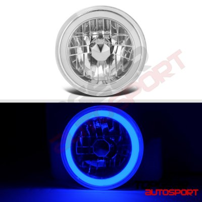 Nissan 240Z 1970-1973 Blue Halo Tube Sealed Beam Headlight Conversion