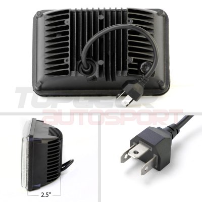 Dodge St Regis 1979-1981 Black Full LED Seal Beam Headlight Conversion