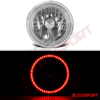 Dodge Ramcharger 1974-1980 Red SMD LED Sealed Beam Headlight Conversion