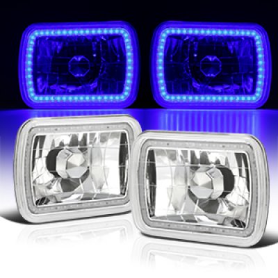 Ford Bronco II 1984-1988 Blue SMD LED Sealed Beam Headlight Conversion