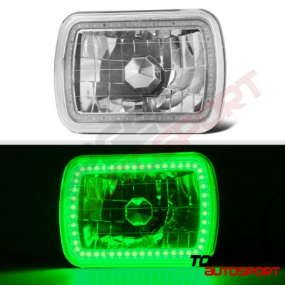 Chrysler Conquest 1987-1989 Green SMD LED Sealed Beam Headlight Conversion