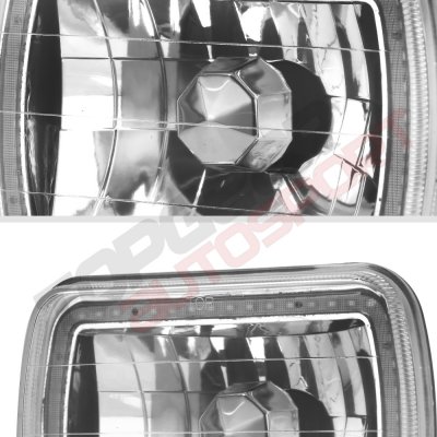 Chevy S10 1982-1993 Red SMD LED Sealed Beam Headlight Conversion