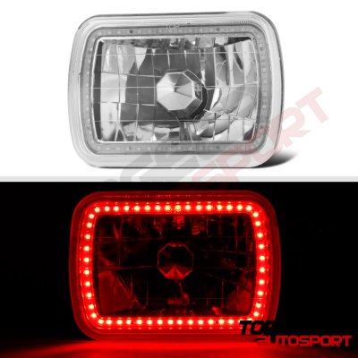 Buick Regal 1978-1980 Red SMD LED Sealed Beam Headlight Conversion