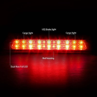 Toyota Tundra 2007-2021 Red Full LED Third Brake Light Cargo Light