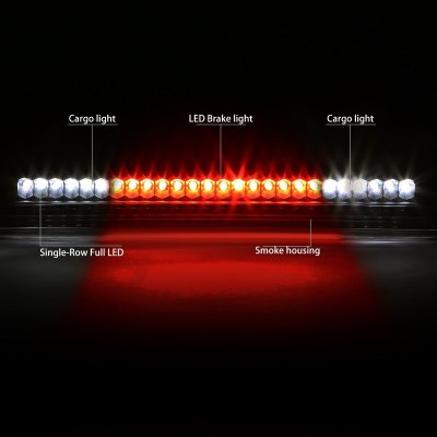 Nissan Titan 2004-2015 Black Smoked LED Third Brake Light