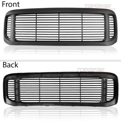 Ford F250 Super Duty 1999-2004 Black Grille and Clear LED DRL Headlights