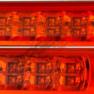 Chevy Colorado 2004-2012 Red Full LED Third Brake Light Cargo Light