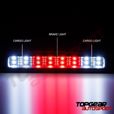 Dodge Ram 3500 1994-2002 Black Full LED Third Brake Light Cargo Light