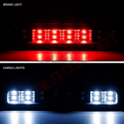Dodge Ram 1994-2001 Black Smoked Full LED Third Brake Light Cargo Light