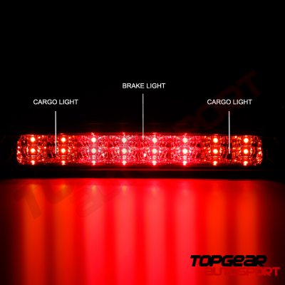 Dodge Ram 1994-2001 Red Full LED Third Brake Light Cargo Light