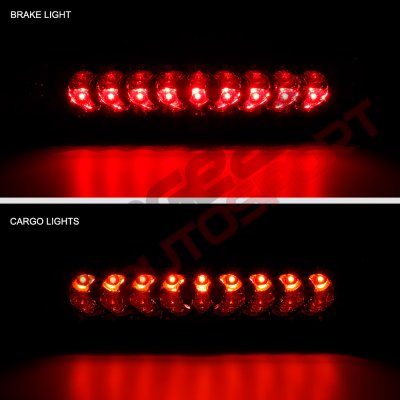 Dodge Ram 2002-2008 Red Full LED Third Brake Light Cargo Light