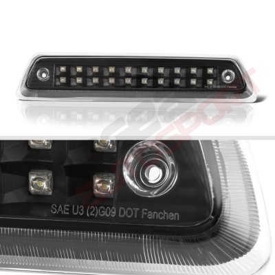 Ford F150 2009-2014 Black Full LED Third Brake Light Cargo Light
