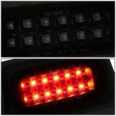 GMC Sonoma Standard Cab 1994-2003 Black Smoked Full LED Third Brake Light