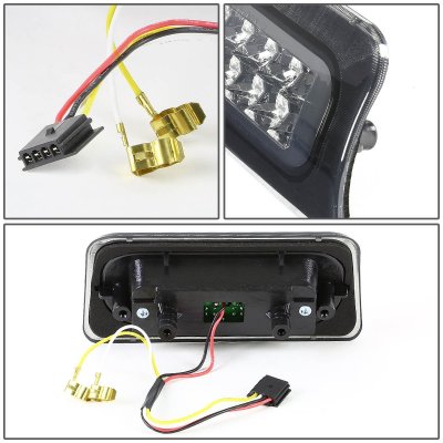 GMC Sonoma Standard Cab 1994-2003 Smoked Full LED Third Brake Light