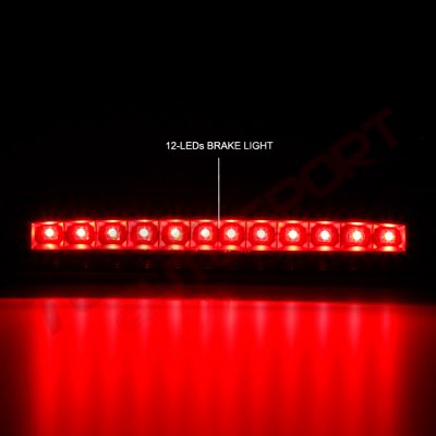 Ford F350 Super Duty 1999-2016 Black LED Third Brake Light