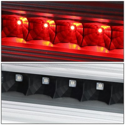 Jeep Liberty 2008-2012 Black LED Third Brake Light