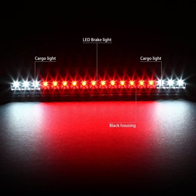 Chevy 3500 Pickup 1988-1998 Black Full LED Third Brake Light Cargo Light