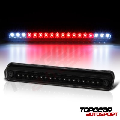 GMC Sierra 1988-1998 Black Smoked Full LED Third Brake Light Cargo Light