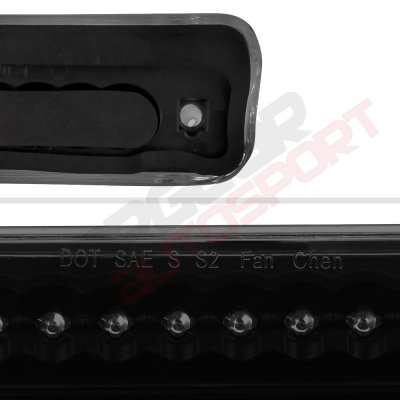 GMC Sierra 1988-1998 Black Smoked Full LED Third Brake Light Cargo Light